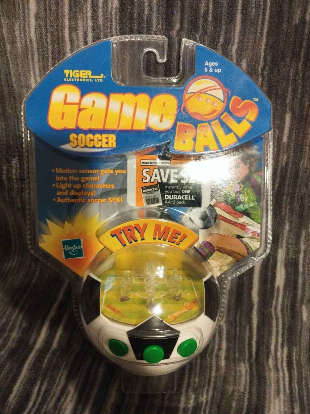 TIGER Game Balls Soccer Vintage Handheld Electronic Game - New In Package